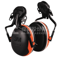 3M™ PELTOR™-X系列 X4P5E-OR 插帽式耳罩